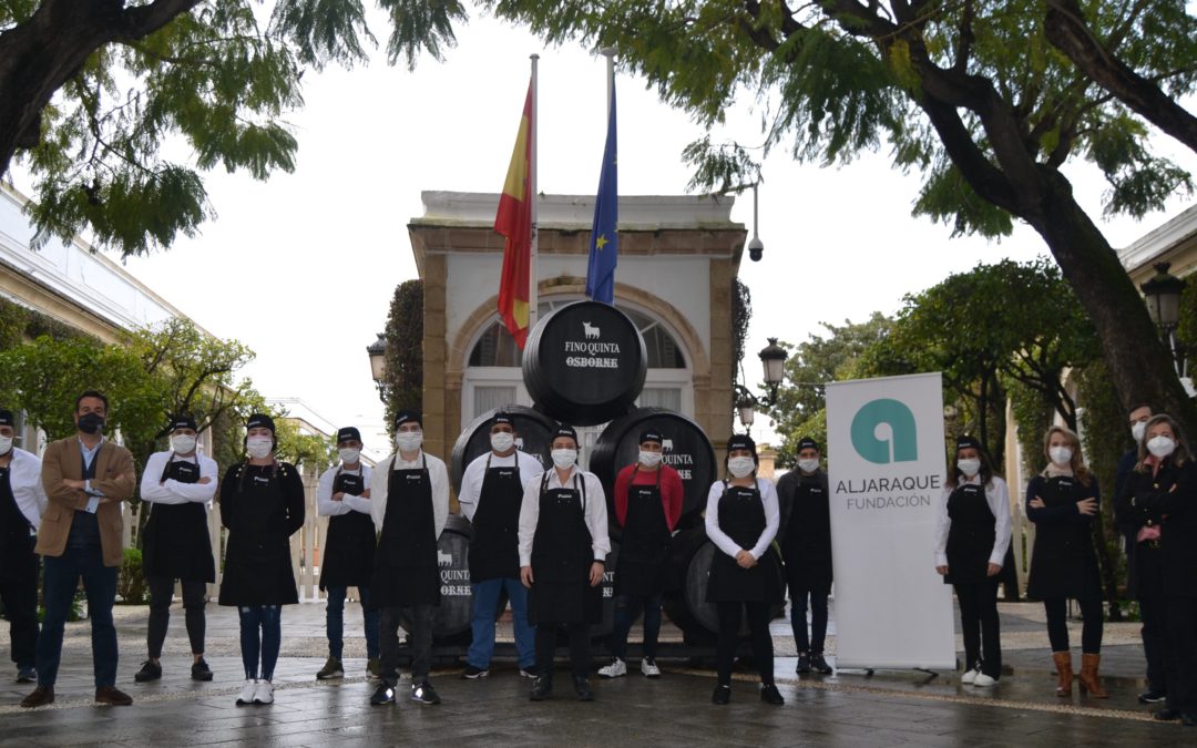 Alumnos de Fundación Aljaraque se forman en la Escuela Gastro Osborne